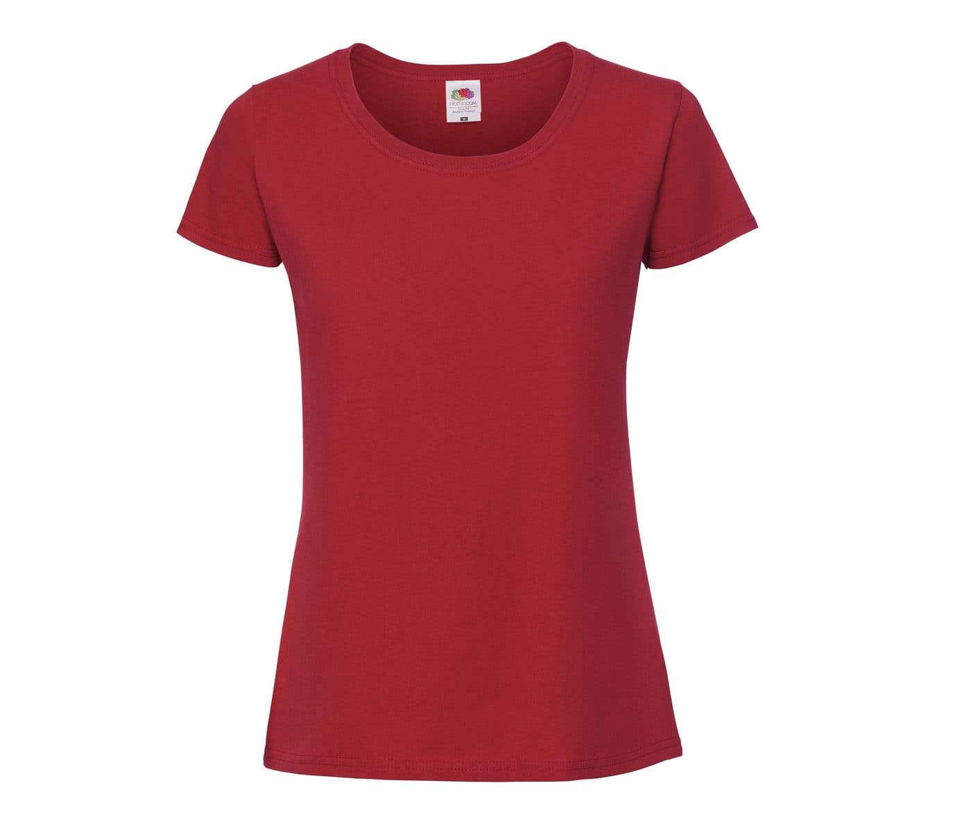 LADIES ICONIC 195 RINGSPUN PREMIUM T coloris Rouge