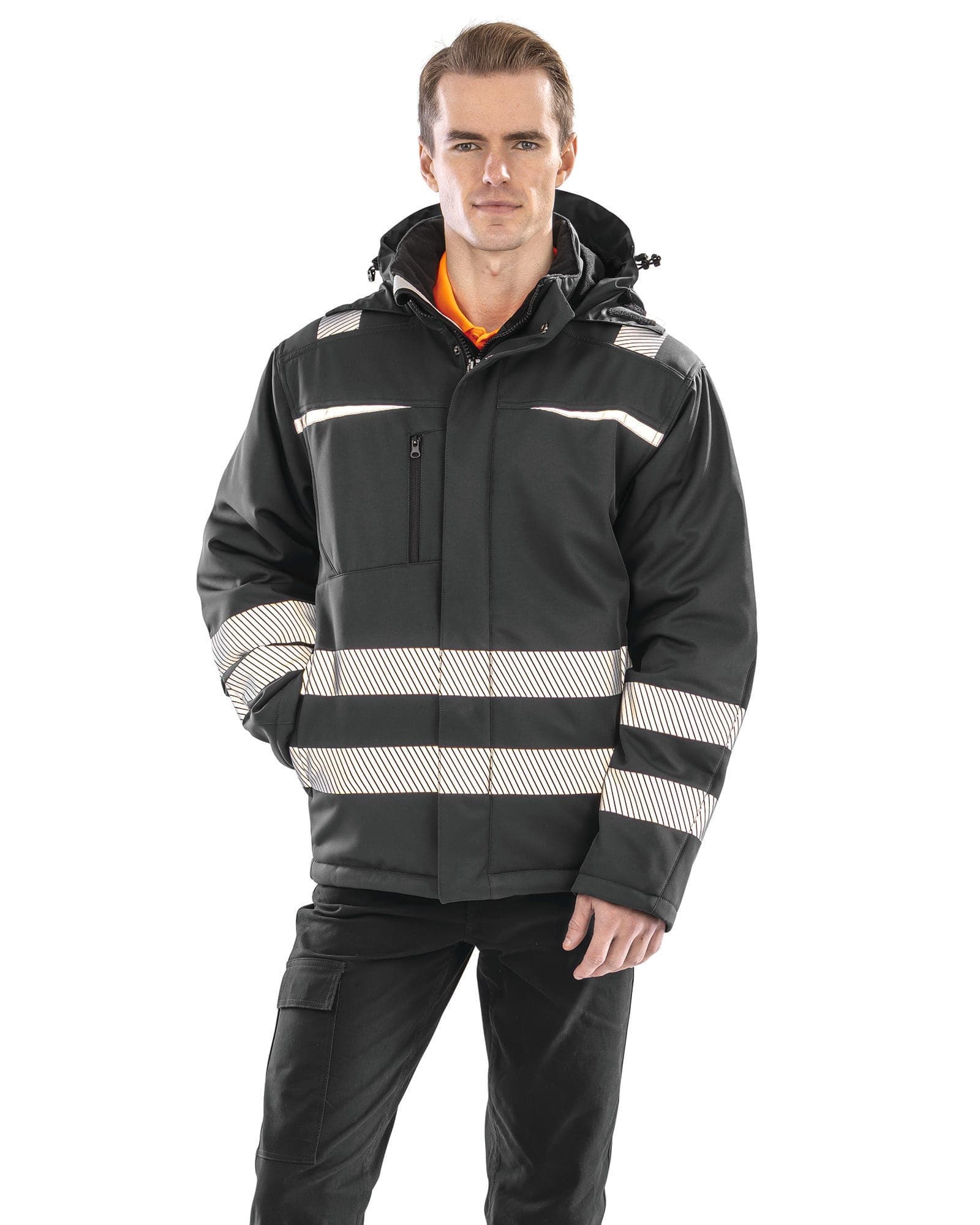 Manteau softshell dynamique en situation