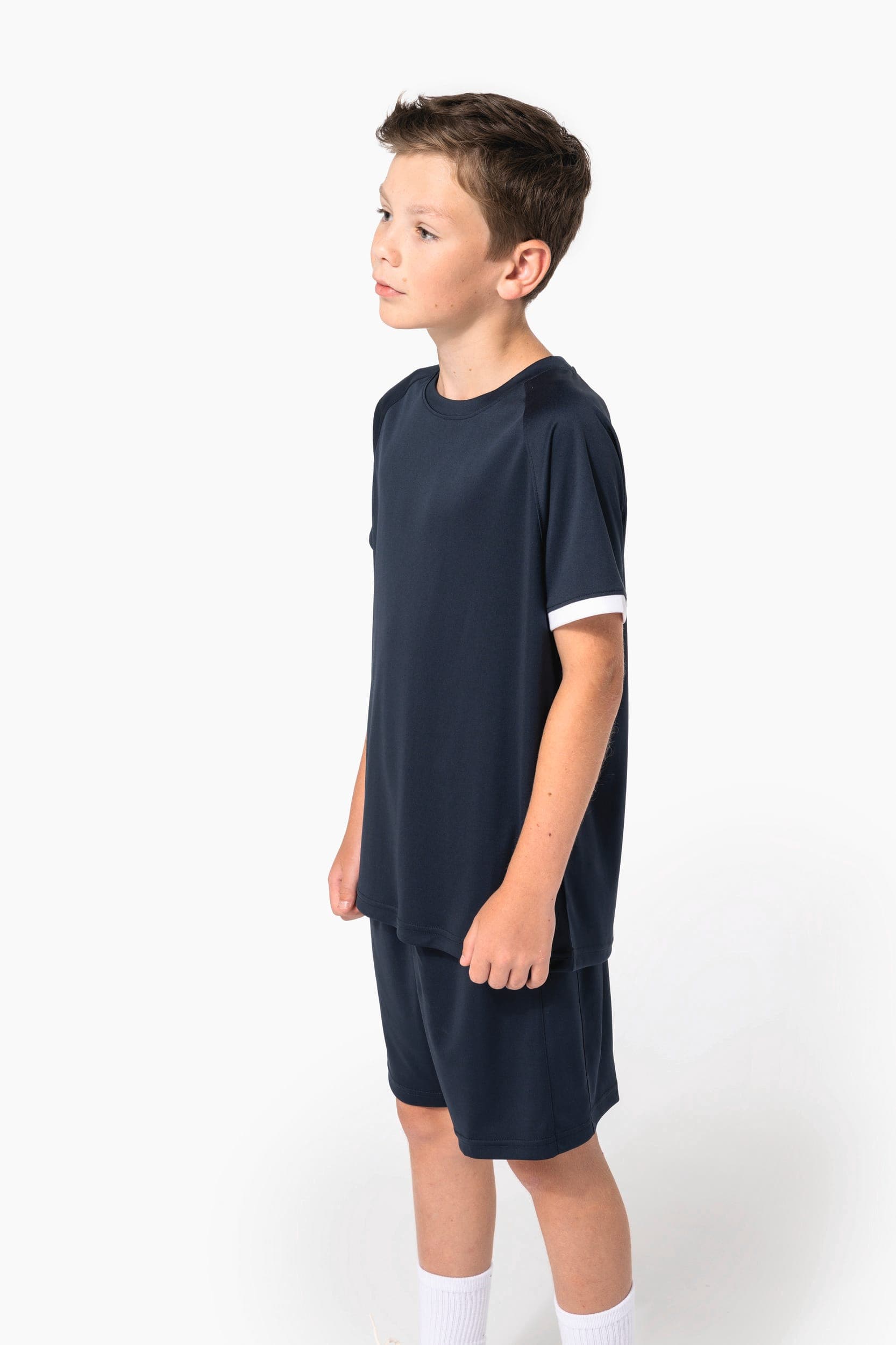 Maillot multisport en polyester enfant en situation