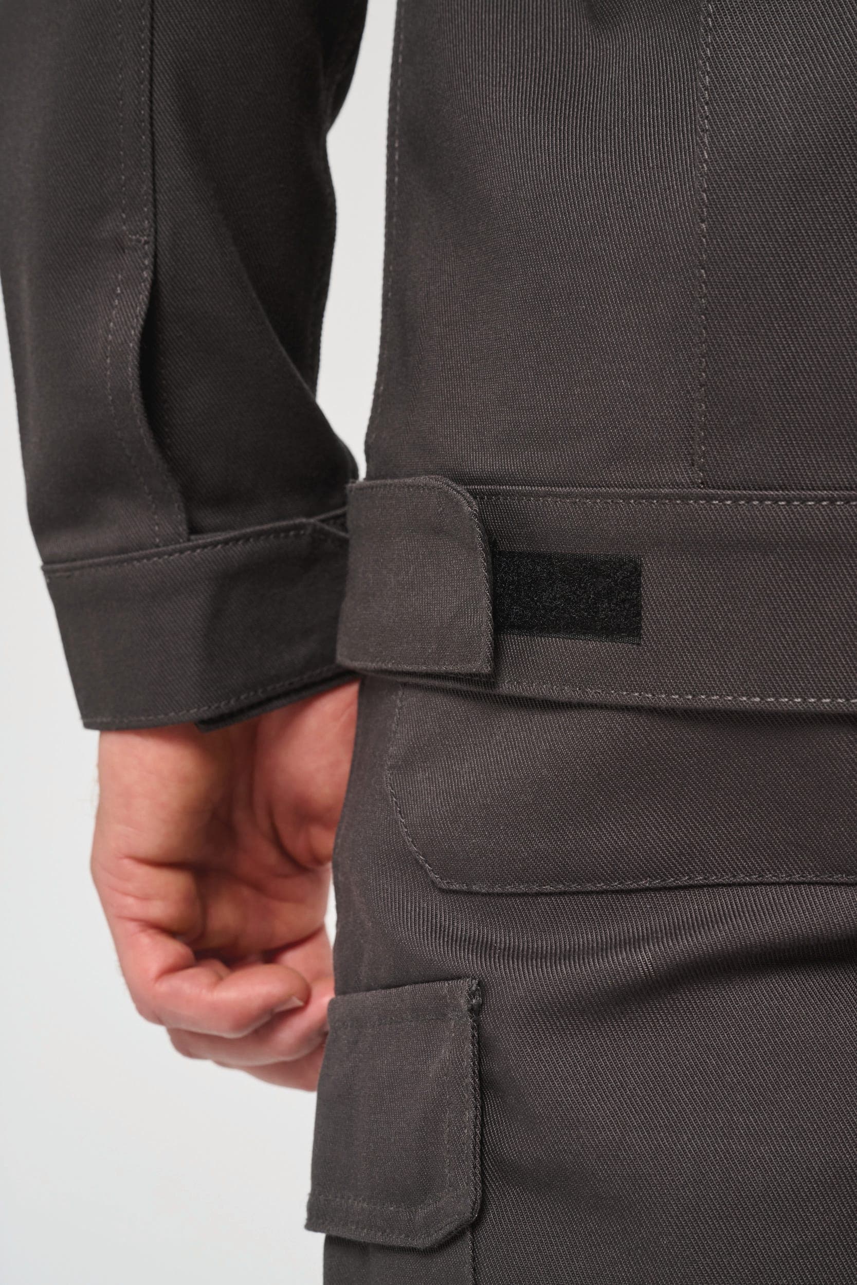 Veste de travail sans métal unisexe en situation