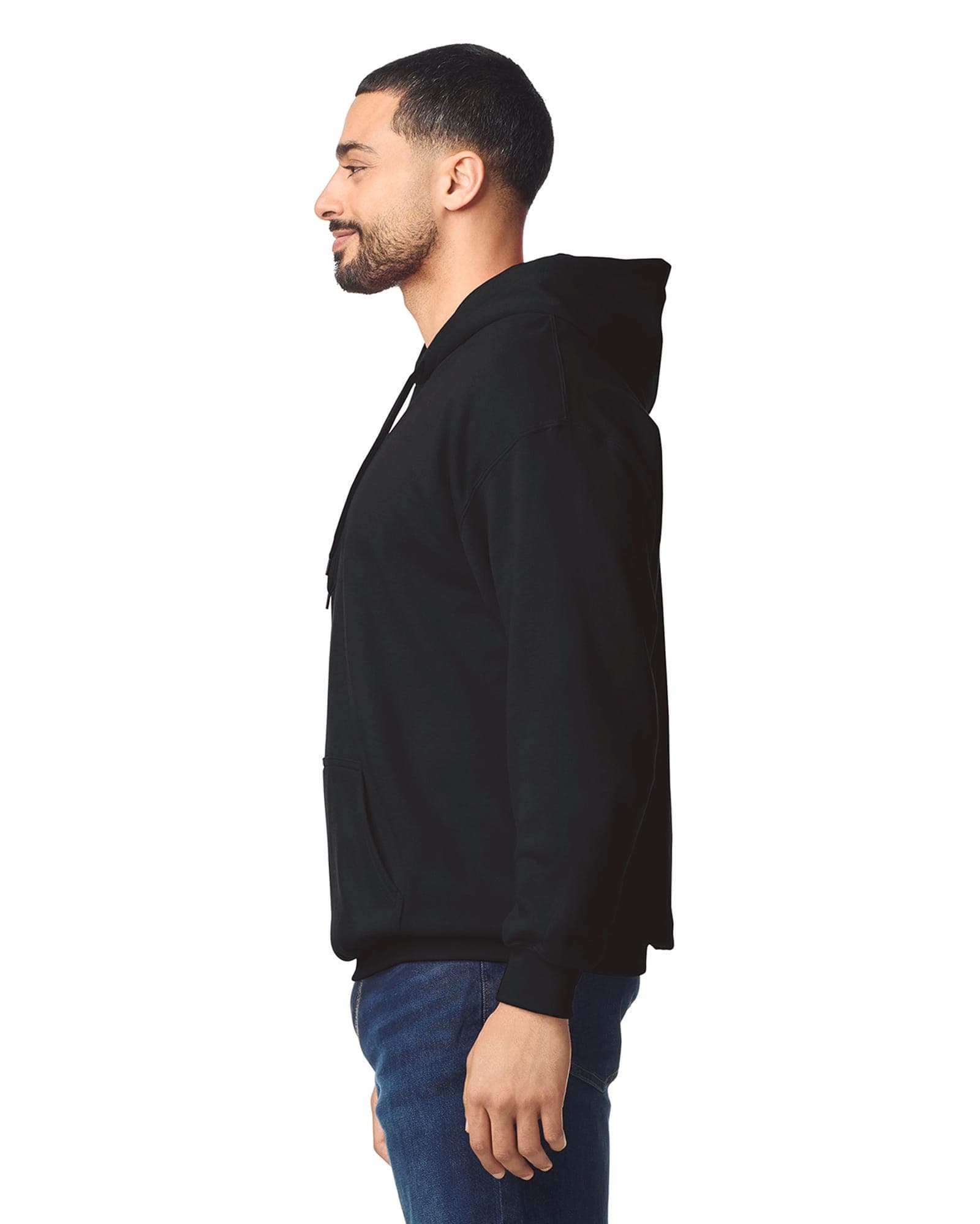 Sweat-shirt à capuche Midweight Softstyle en situation