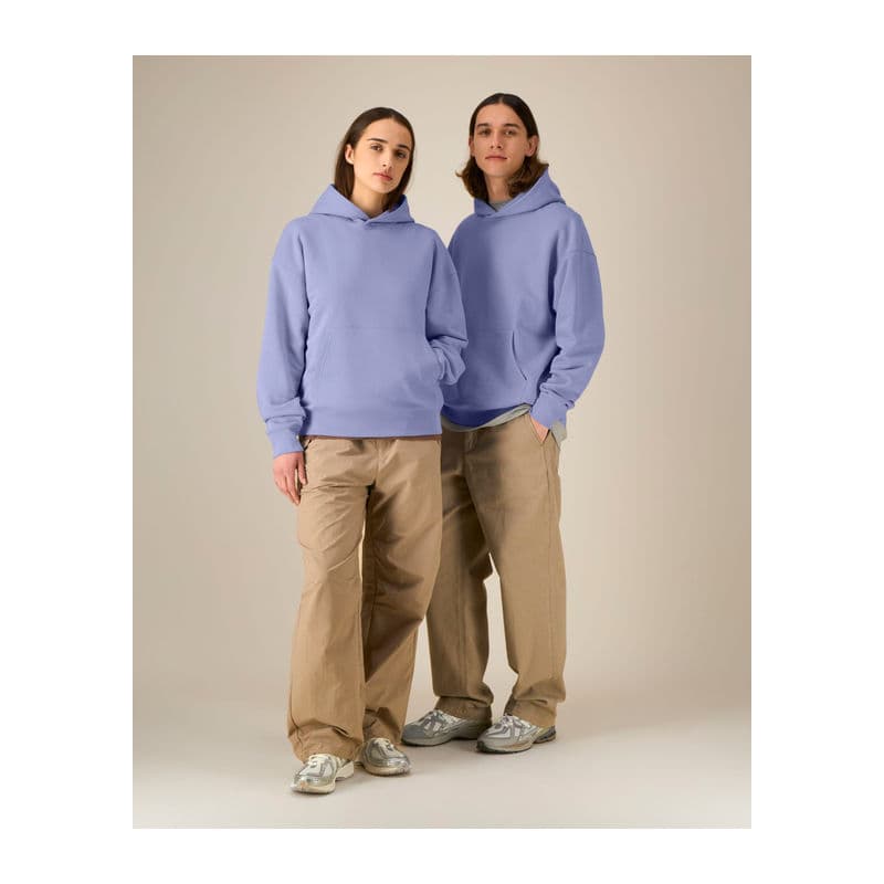 The iconic mid-light relaxed hoodie sweatshirt coloris Violet