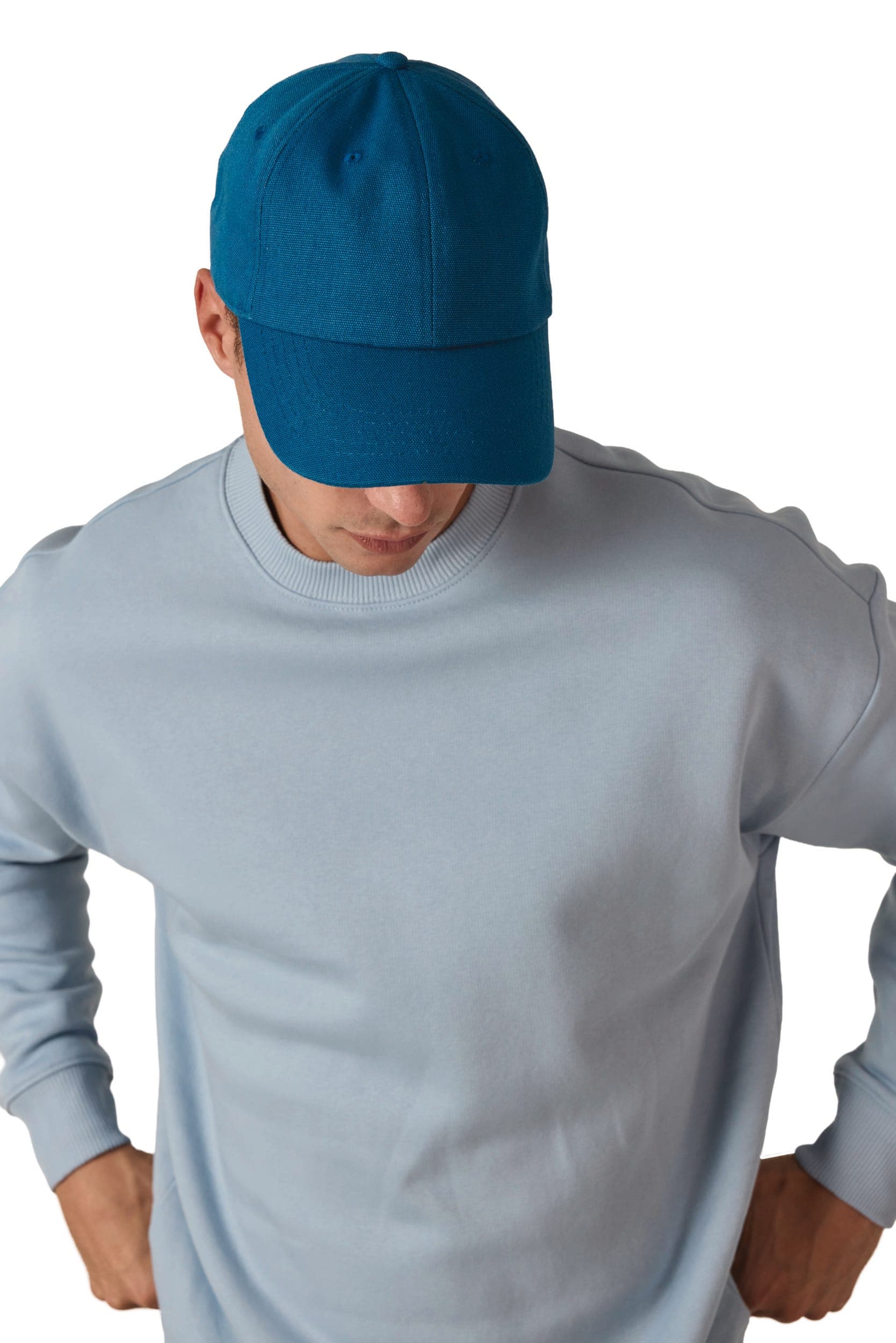 Casquette en toile de coton 6 panneaux - K-up Gold Label en situation