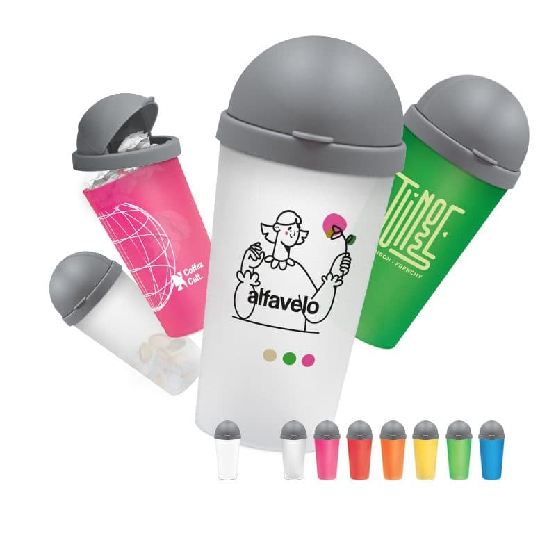 COUVERCLE DE POUBELLE  + GOBELET 60 CL