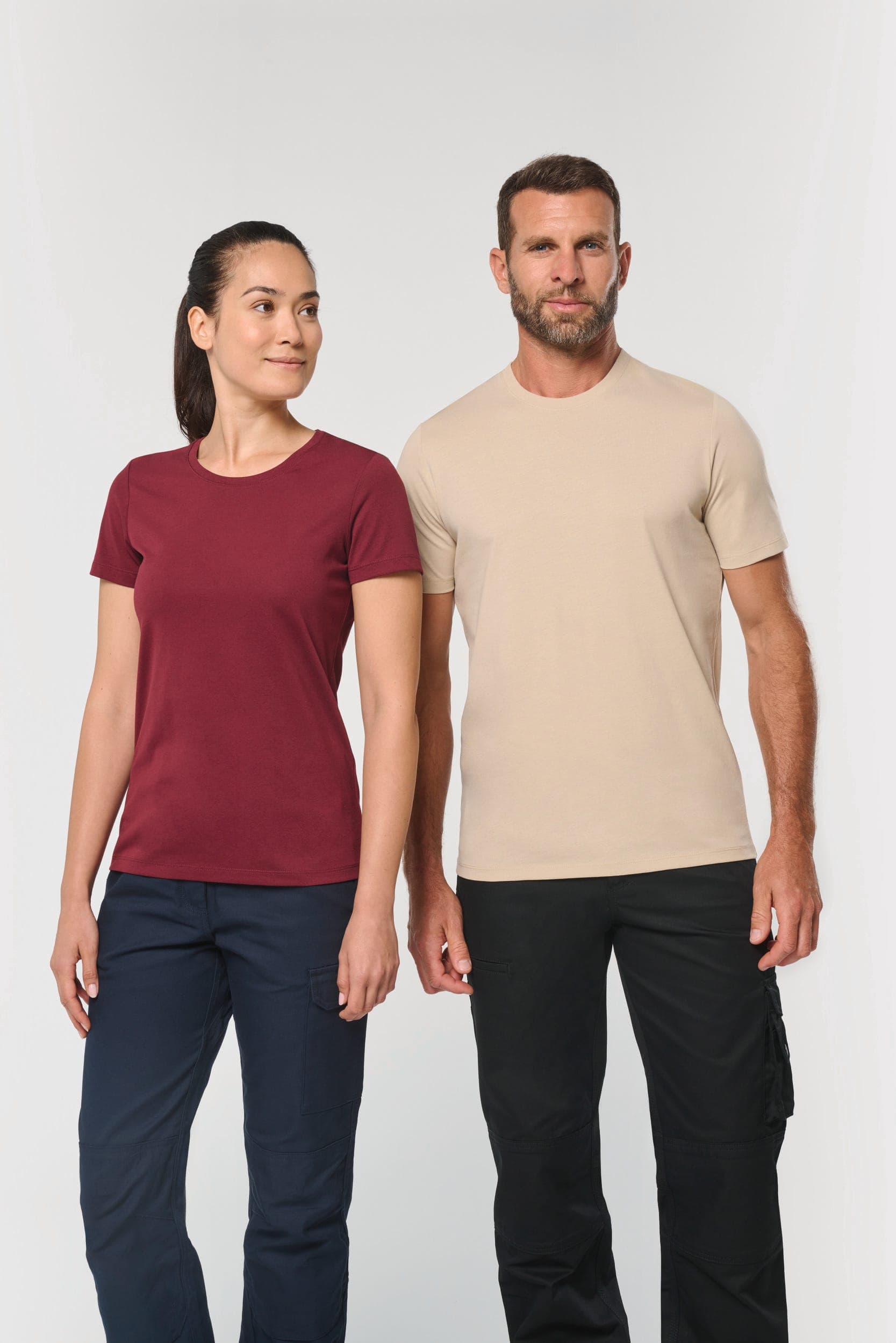 T-shirt à traitement antibactérien femme en situation
