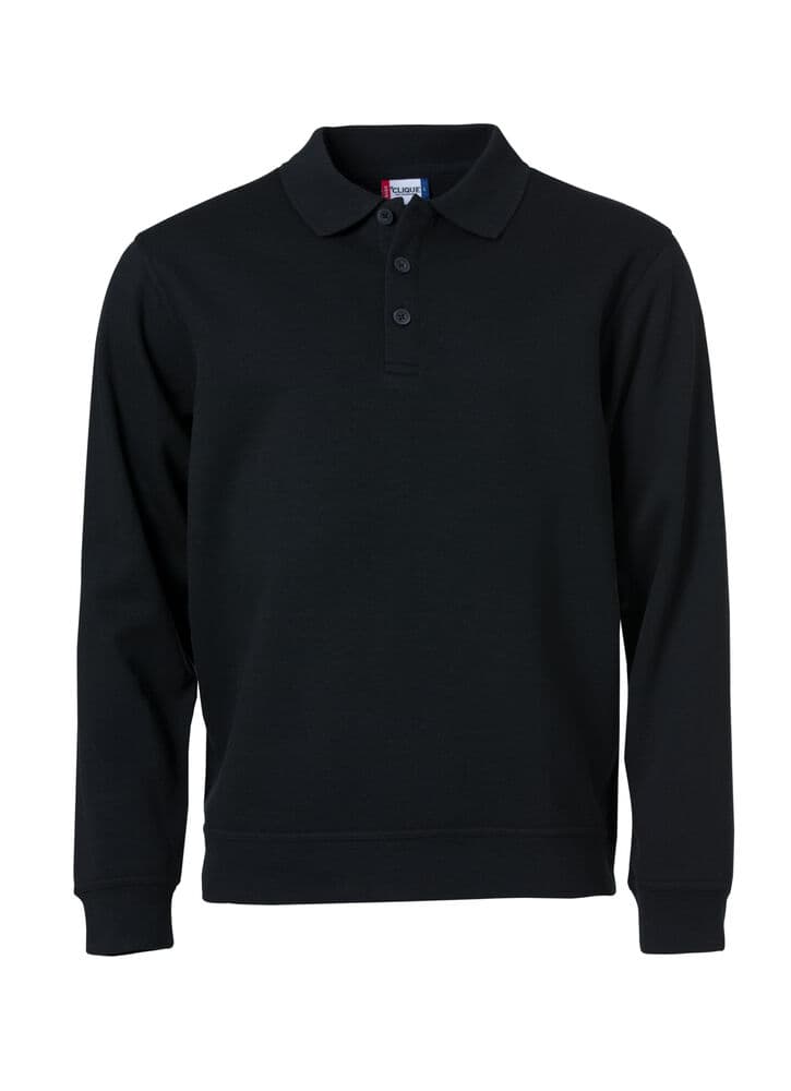 Clique Basic Polo Sweater coloris Noir