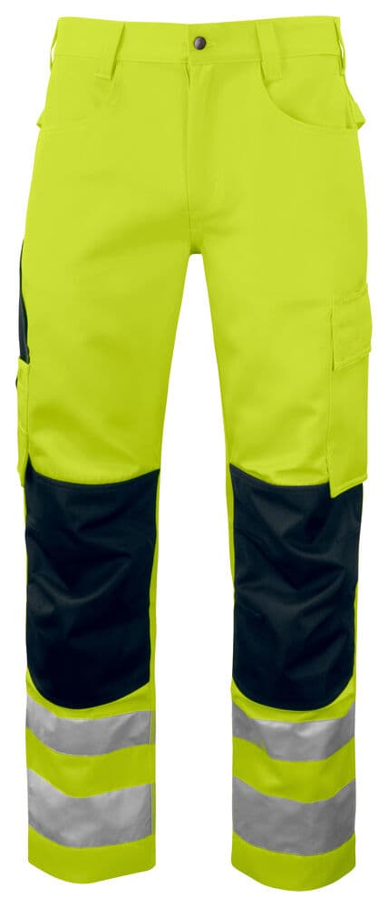 6532 PANTALON DE SIGNALISATION AVEC POCHES AUX GENOUX EN ISO 20471 CLASSE 2