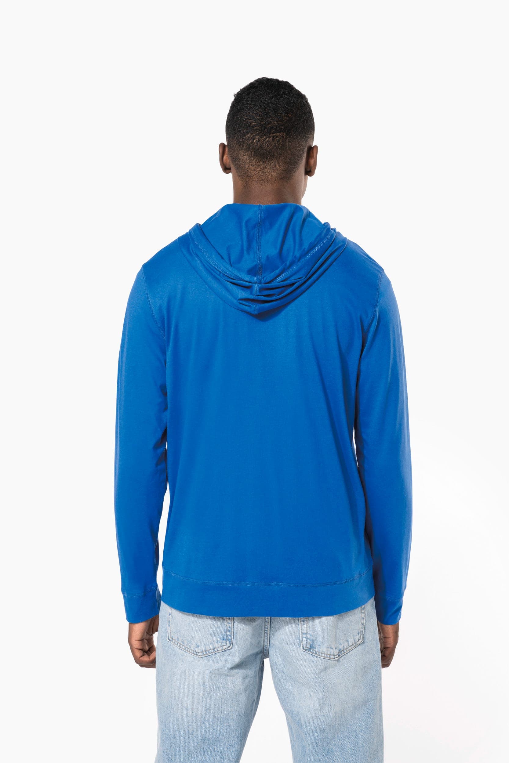 Veste coton légère à capuche en situation