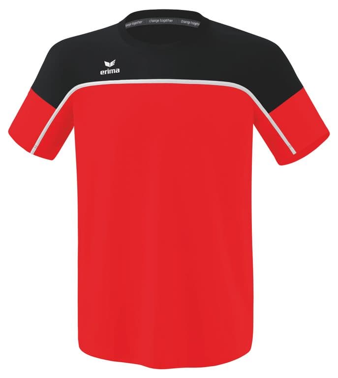 T-shirt CHANGE by erima coloris Rouge / Noir / Blanc