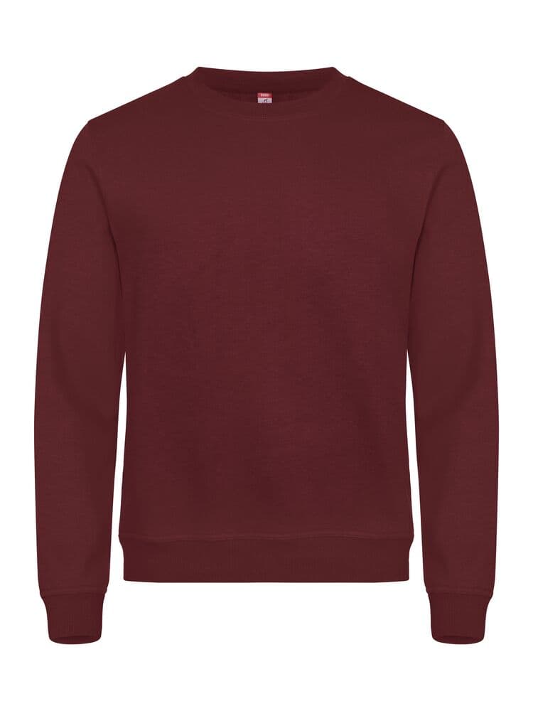 Clique Basic Roundneck coloris Bordeaux