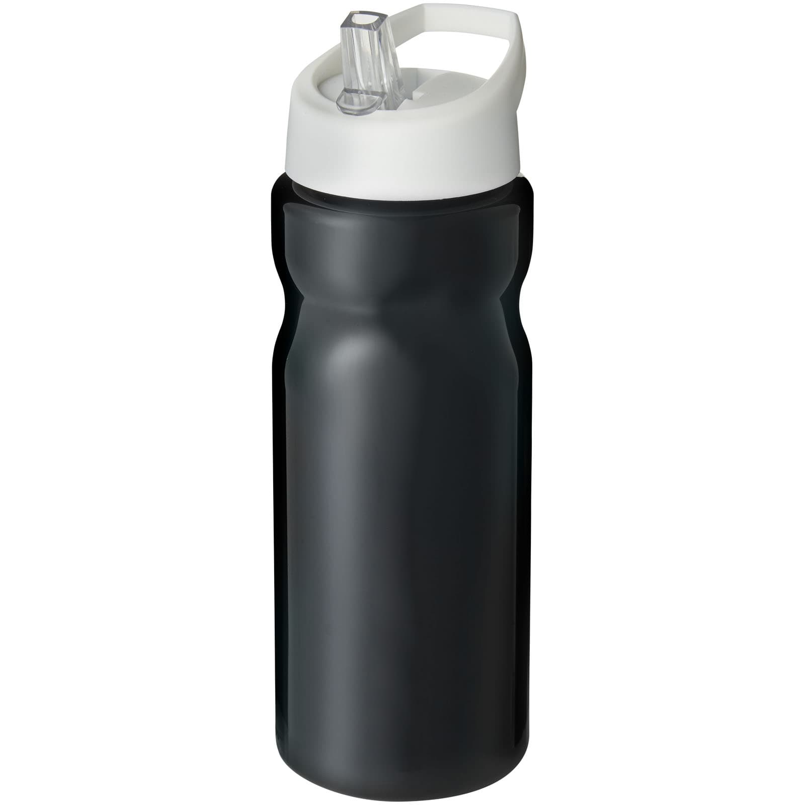 Bouteille de sport H2O Active® Base 650ml avec couvercle à goulot coloris Noir