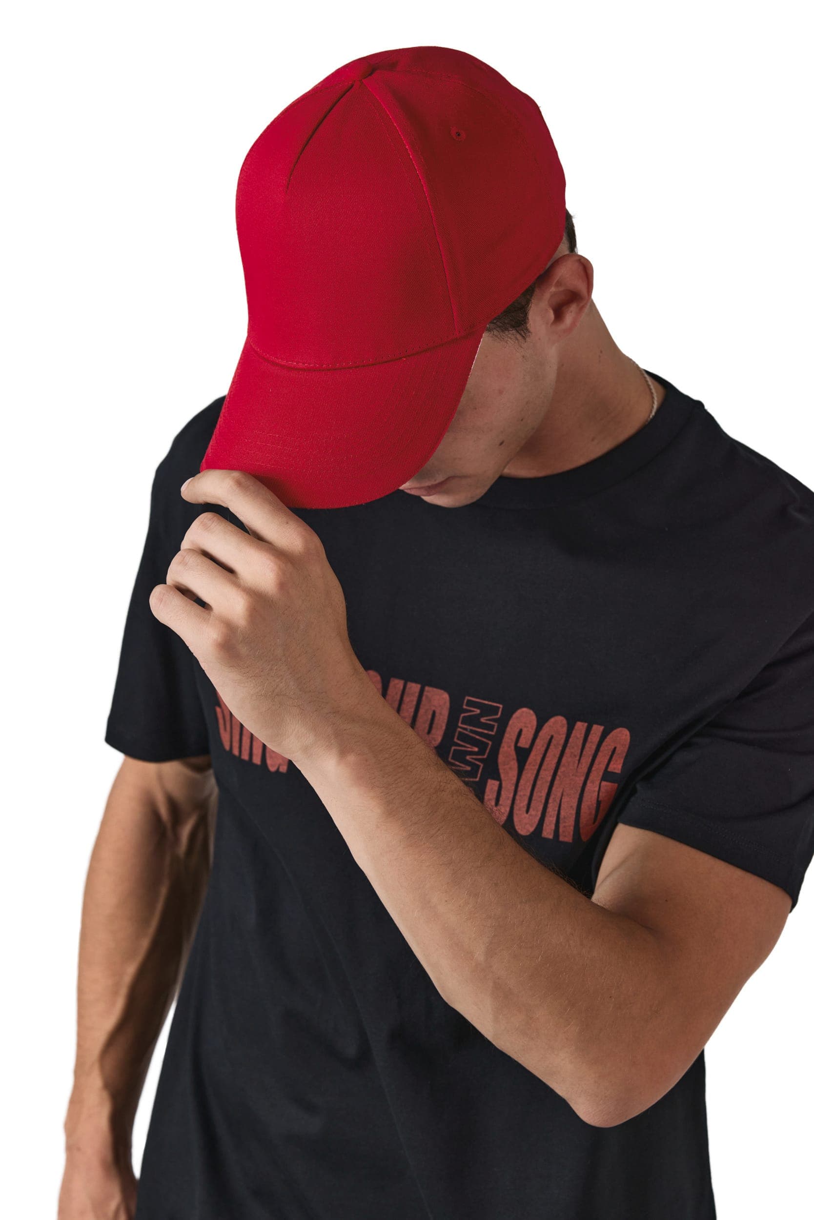 Casquette 5 panneaux avec sandwich - K-up Gold Label en situation