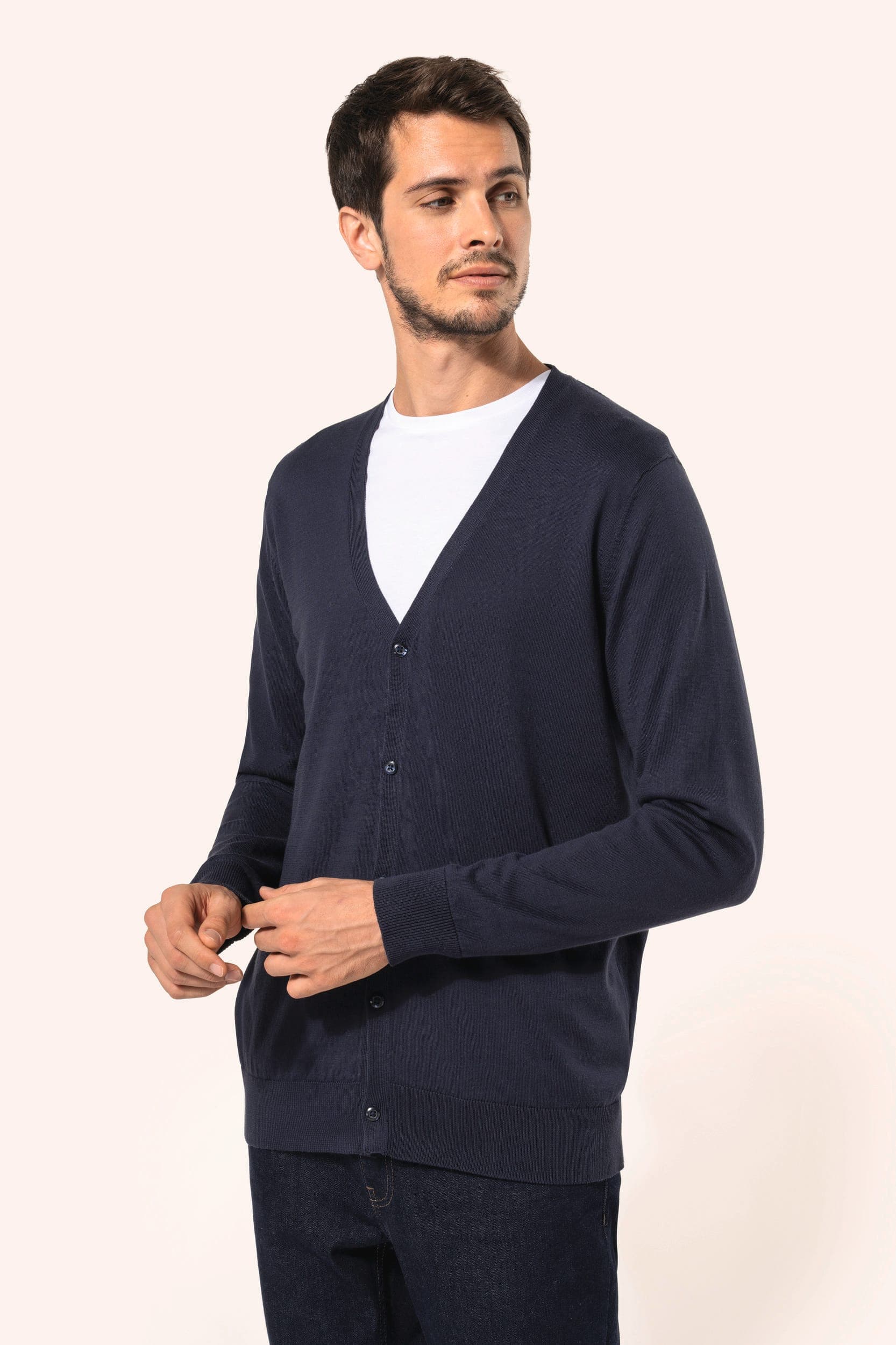 Cardigan Supima® homme
