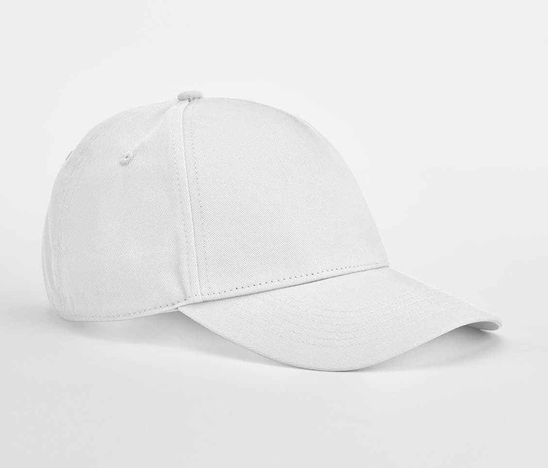 EARTHAWARE® CLASSIC ORGANIC COTTON 5 PANEL CAP coloris Blanc