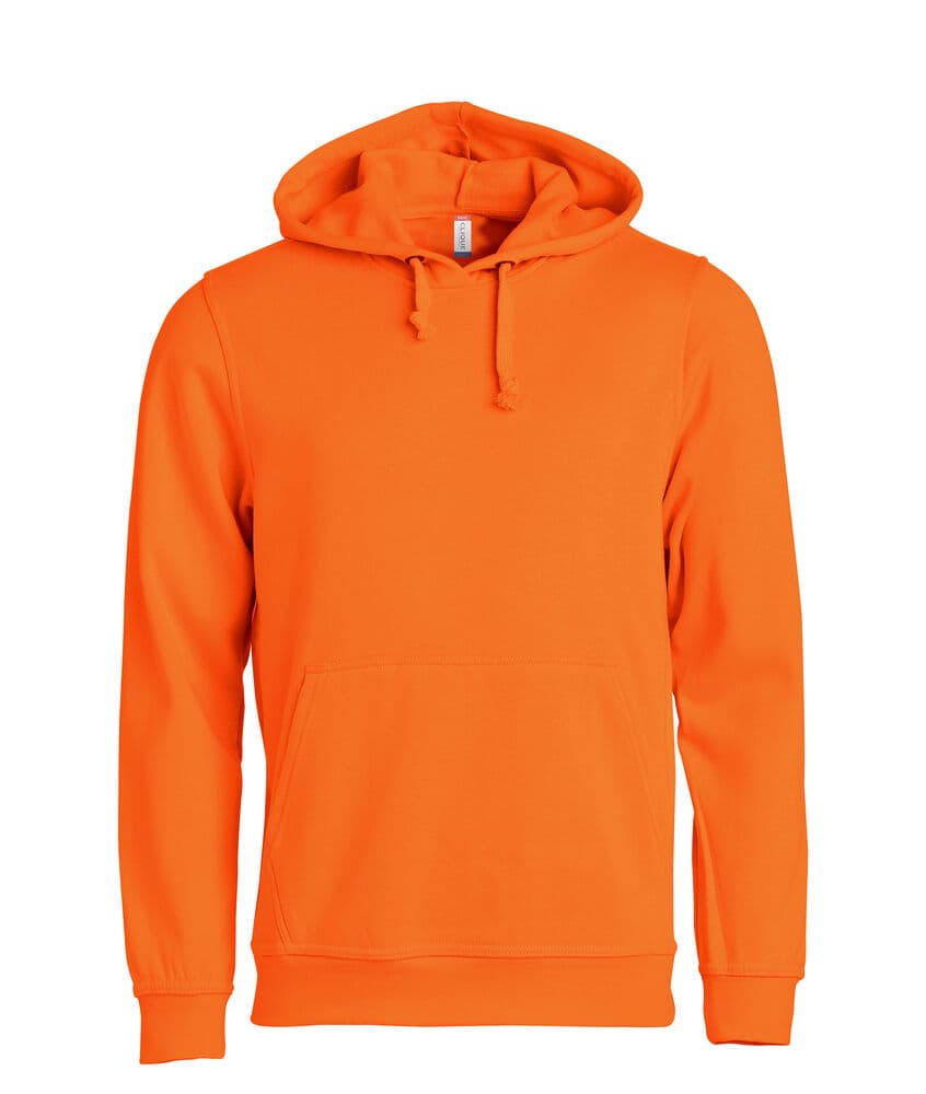 Clique Basic Hoody coloris Orange haute visibilité