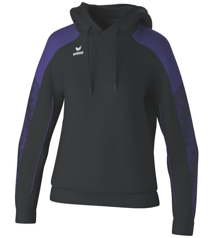 Sweat à capuche EVO STAR coloris Noir / Ultraviolet