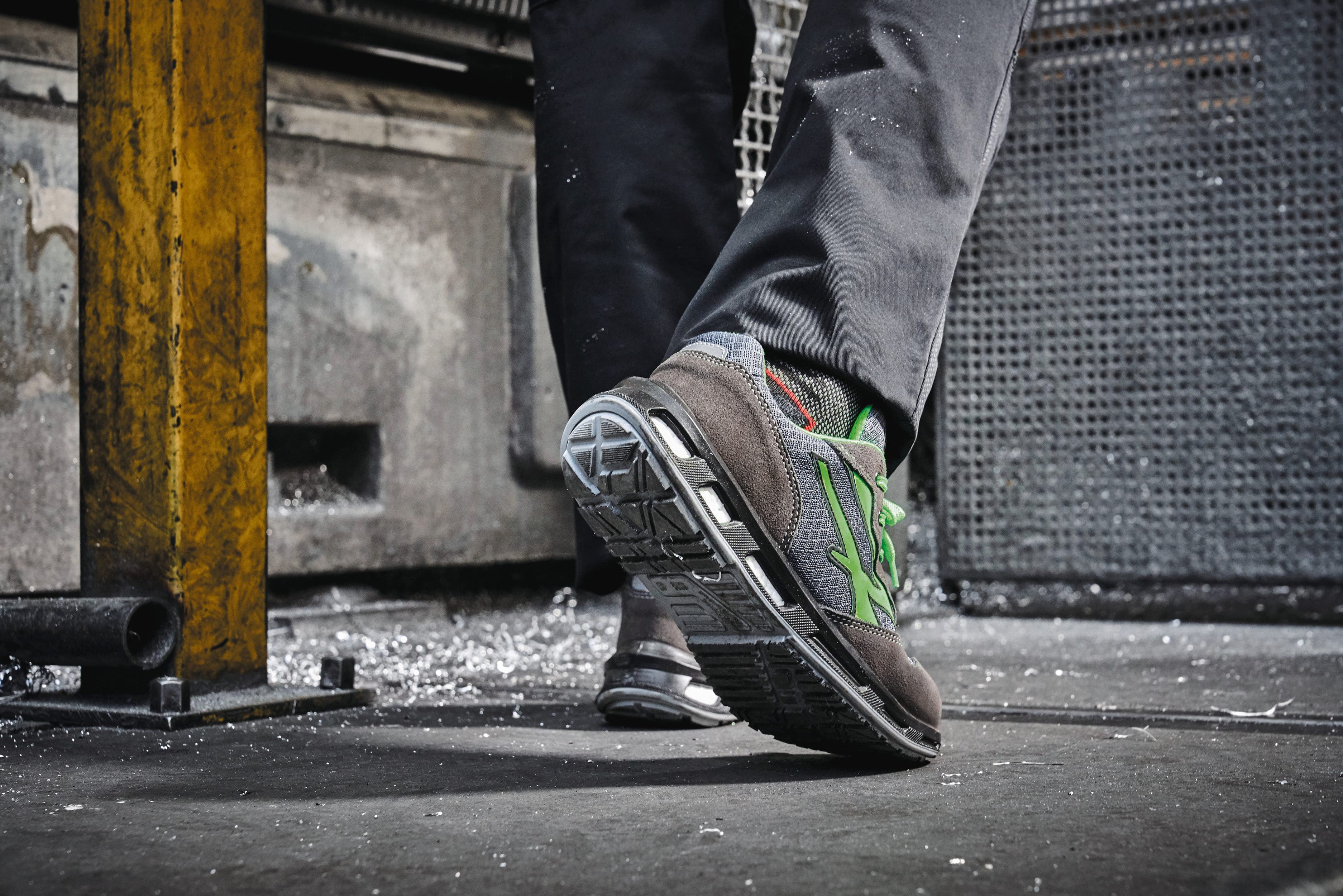 Chaussures de sécurité Point en situation