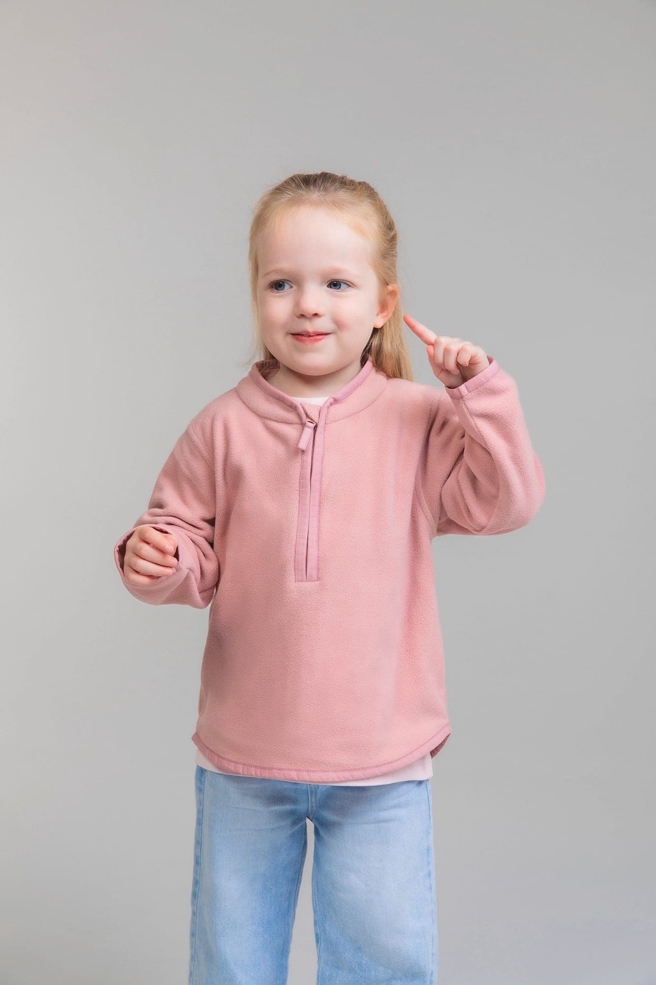 Polaire enfant 1/4 zip