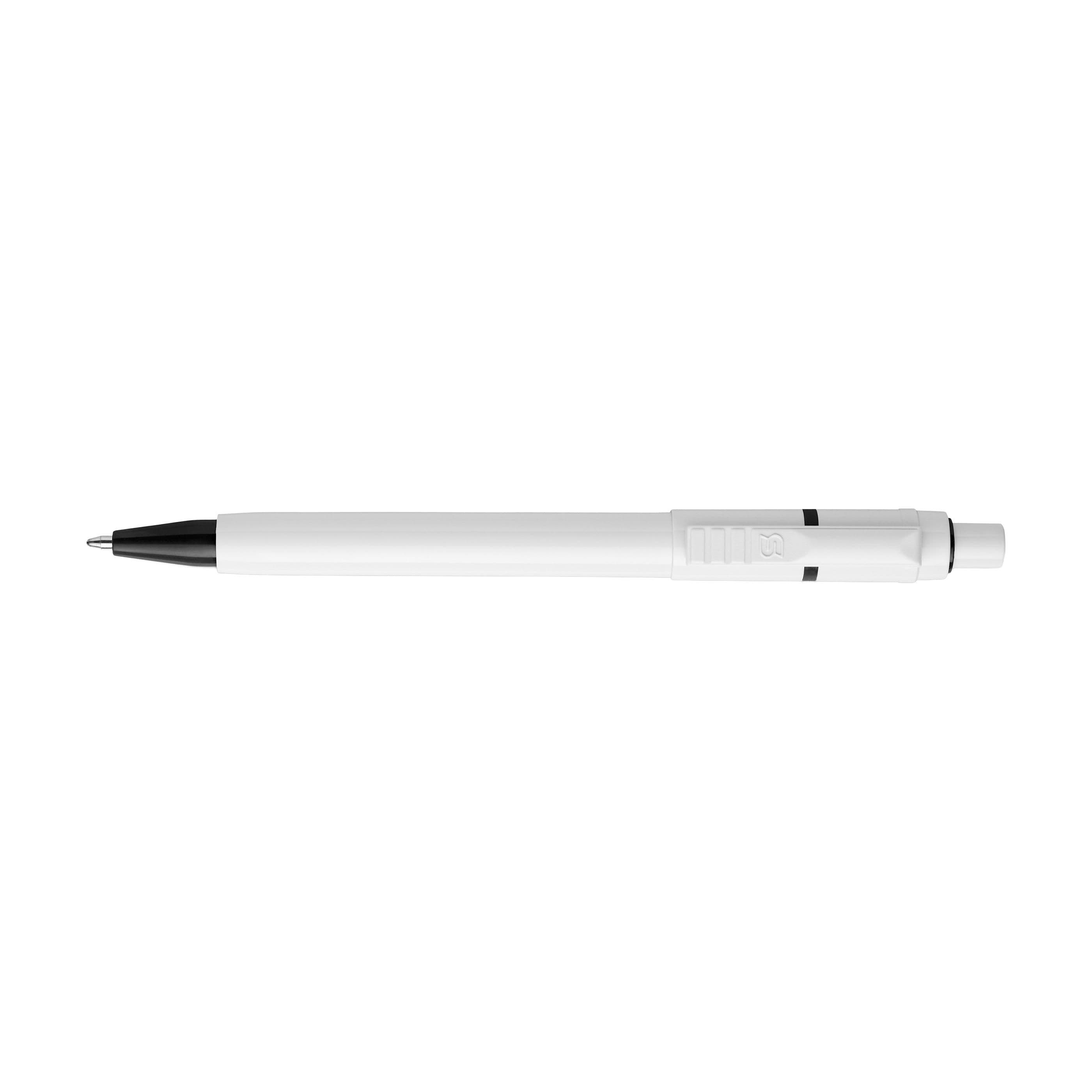 Stylo bille Stilolinea Baron | Pointe et bague colorées en situation