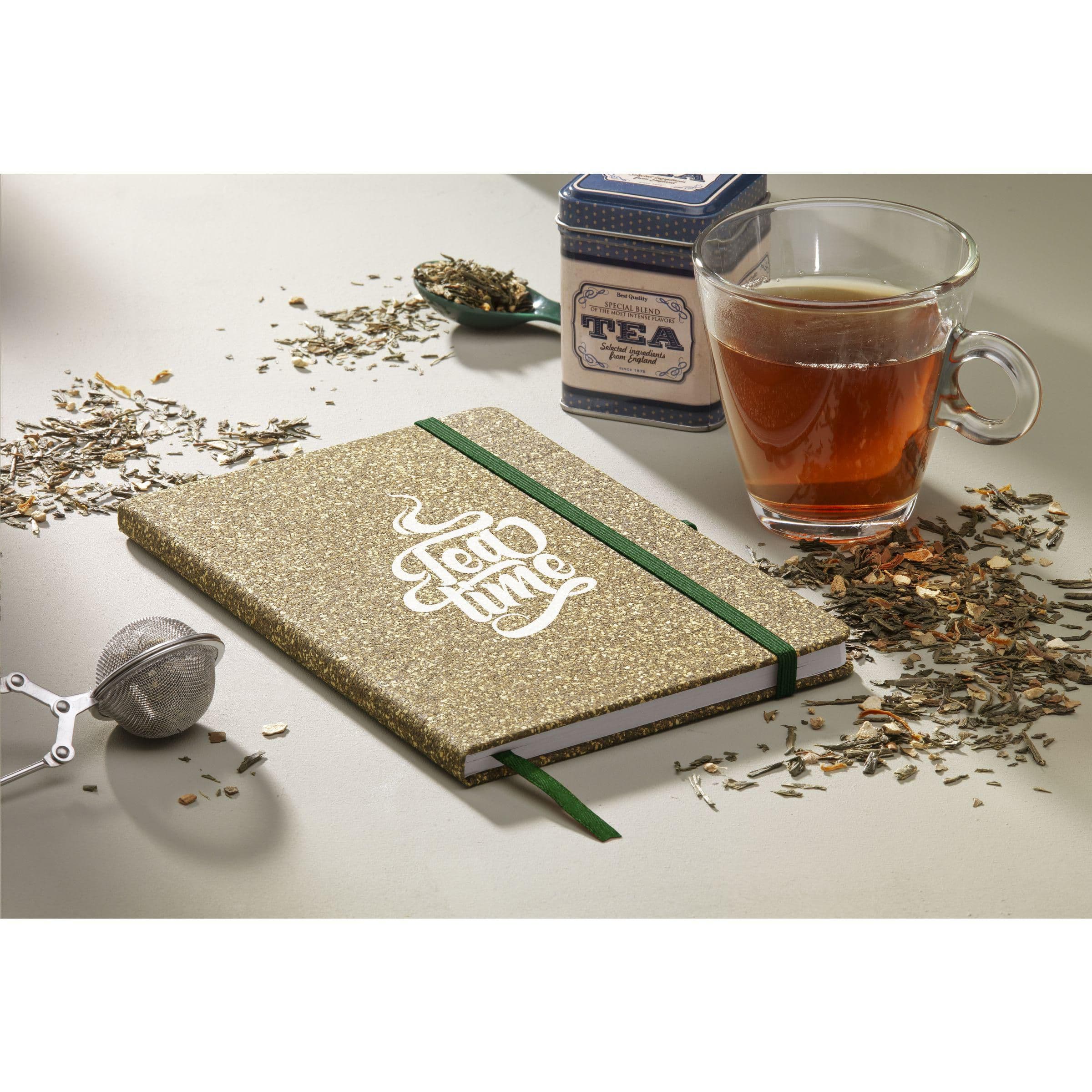 Carnet de notes TeaGround liège A5 en situation