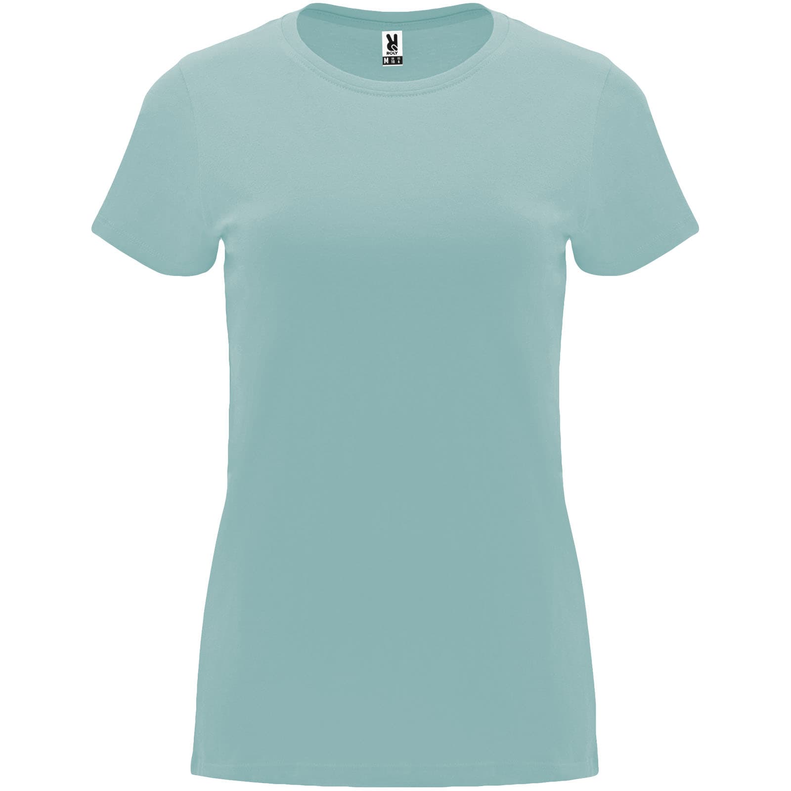 T-shirt de 170 g/m² Capri à manches courtes pour femme coloris Bleu délavé