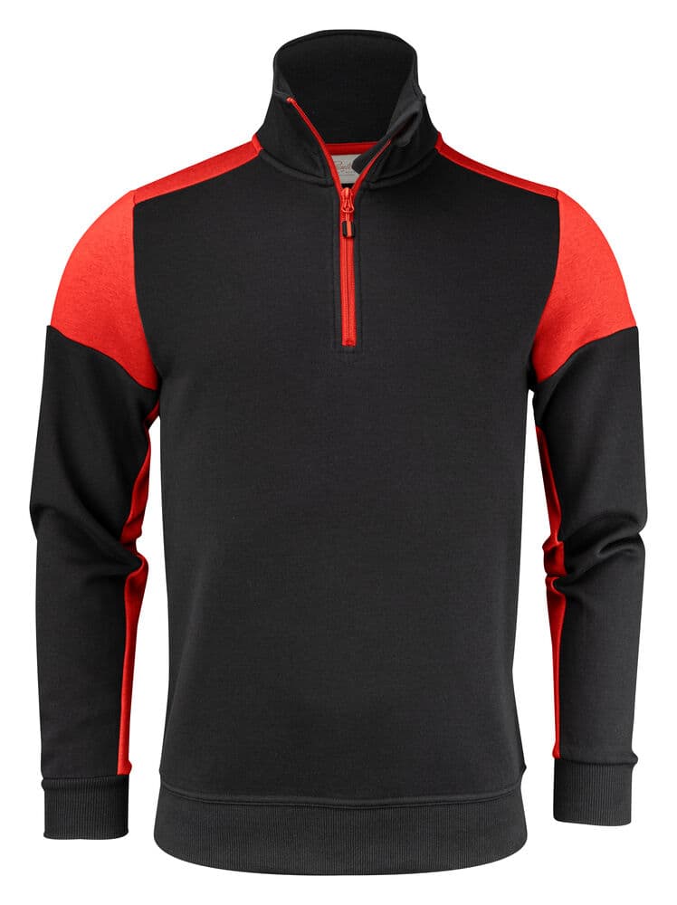 Prime Pull Demi-Fermeture Unisex coloris Noir / Rouge