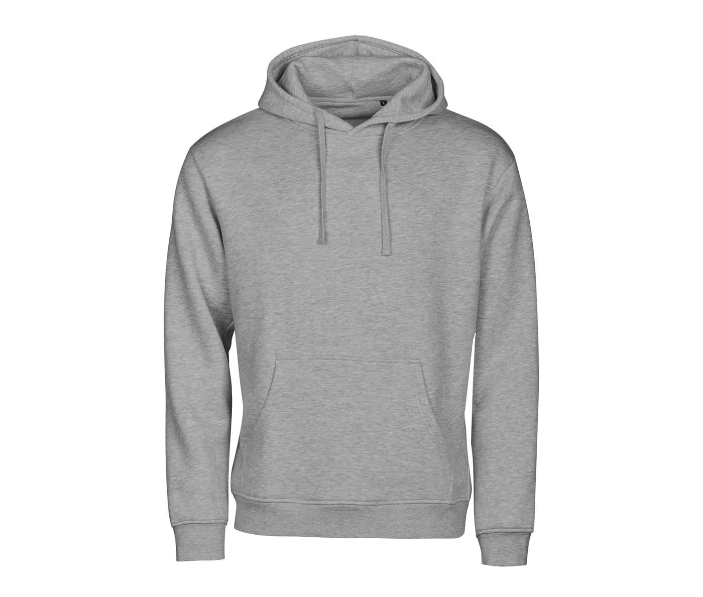 URBAN HOODED SWEATSHIRT coloris Gris chiné