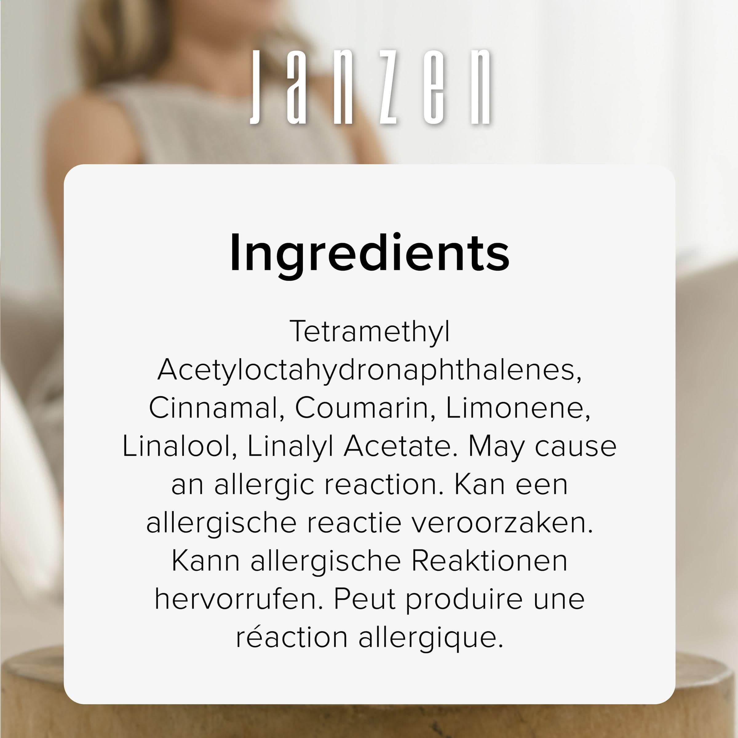 Bougie parfumée Janzen Black 22 en situation