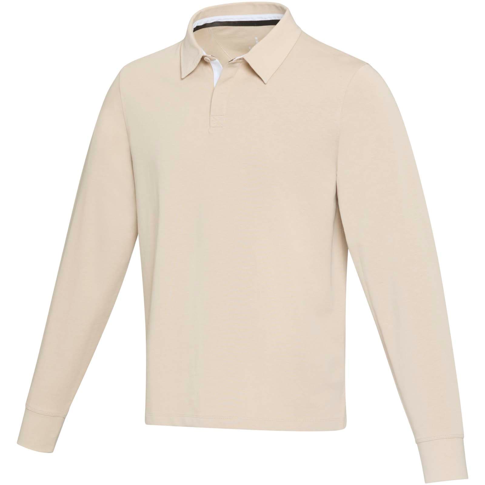 Sweatshirt de rugbyen coton organique Clyde unisexe coloris Flocons d’avoine