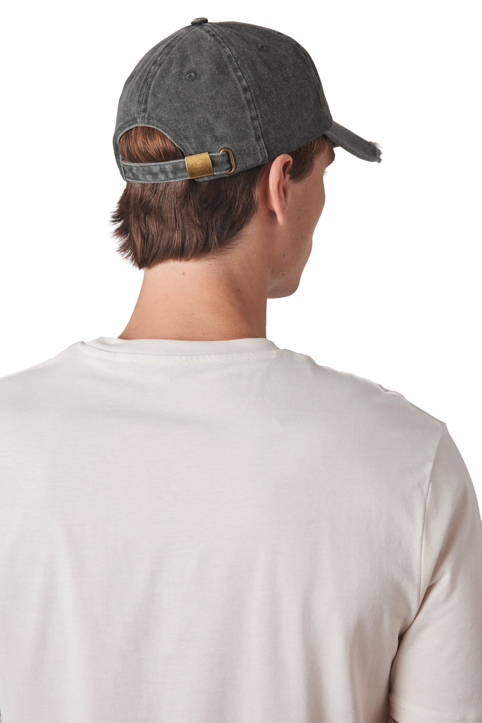 Casquette vintage effet déchiré - 6 panneaux en situation