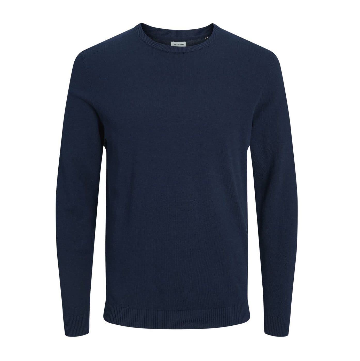 BASIC KNIT CREW NECK coloris Marine Blazer