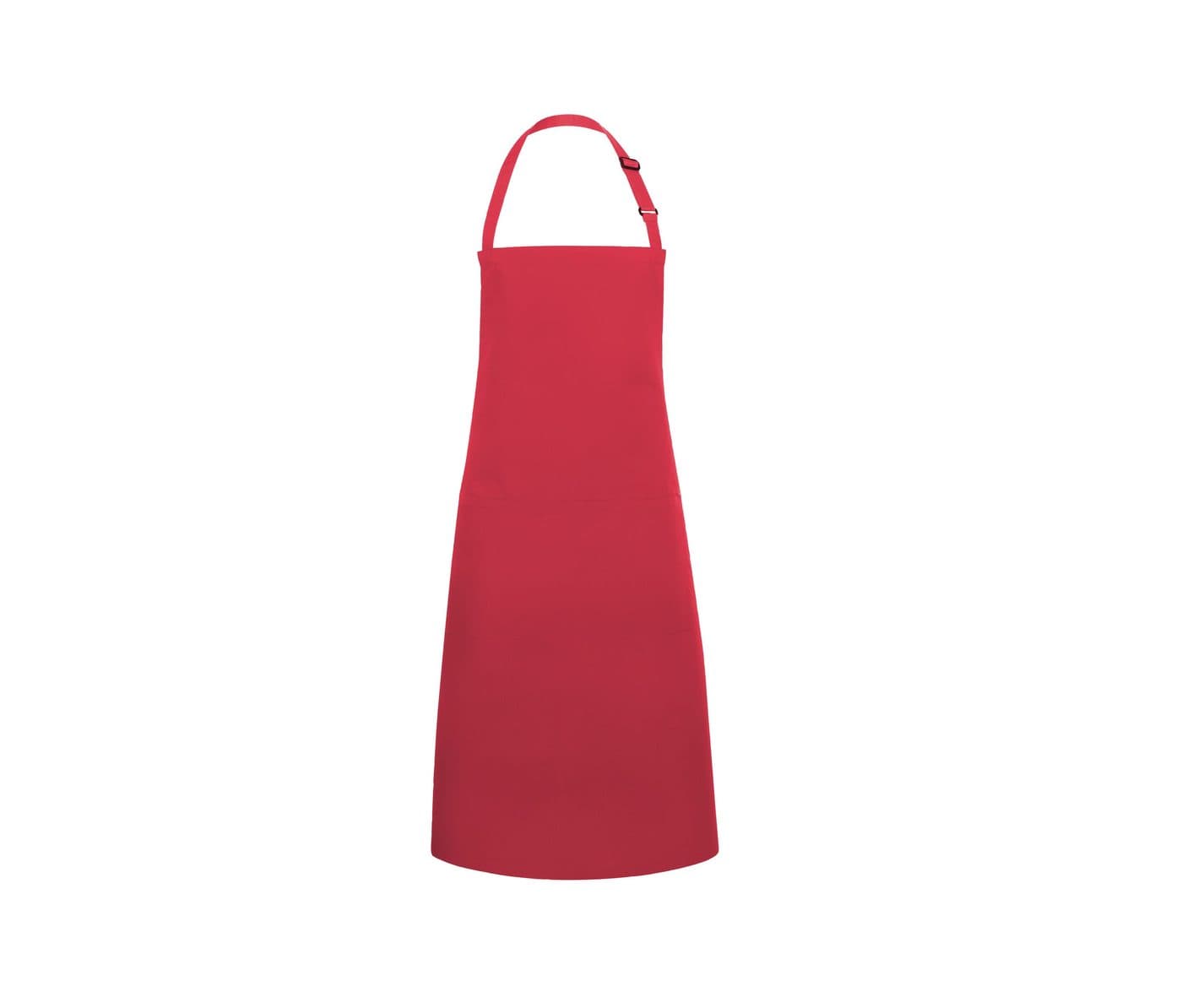 BIB APRON BASIC WITH BUCKLE AND POCKET coloris Framboise