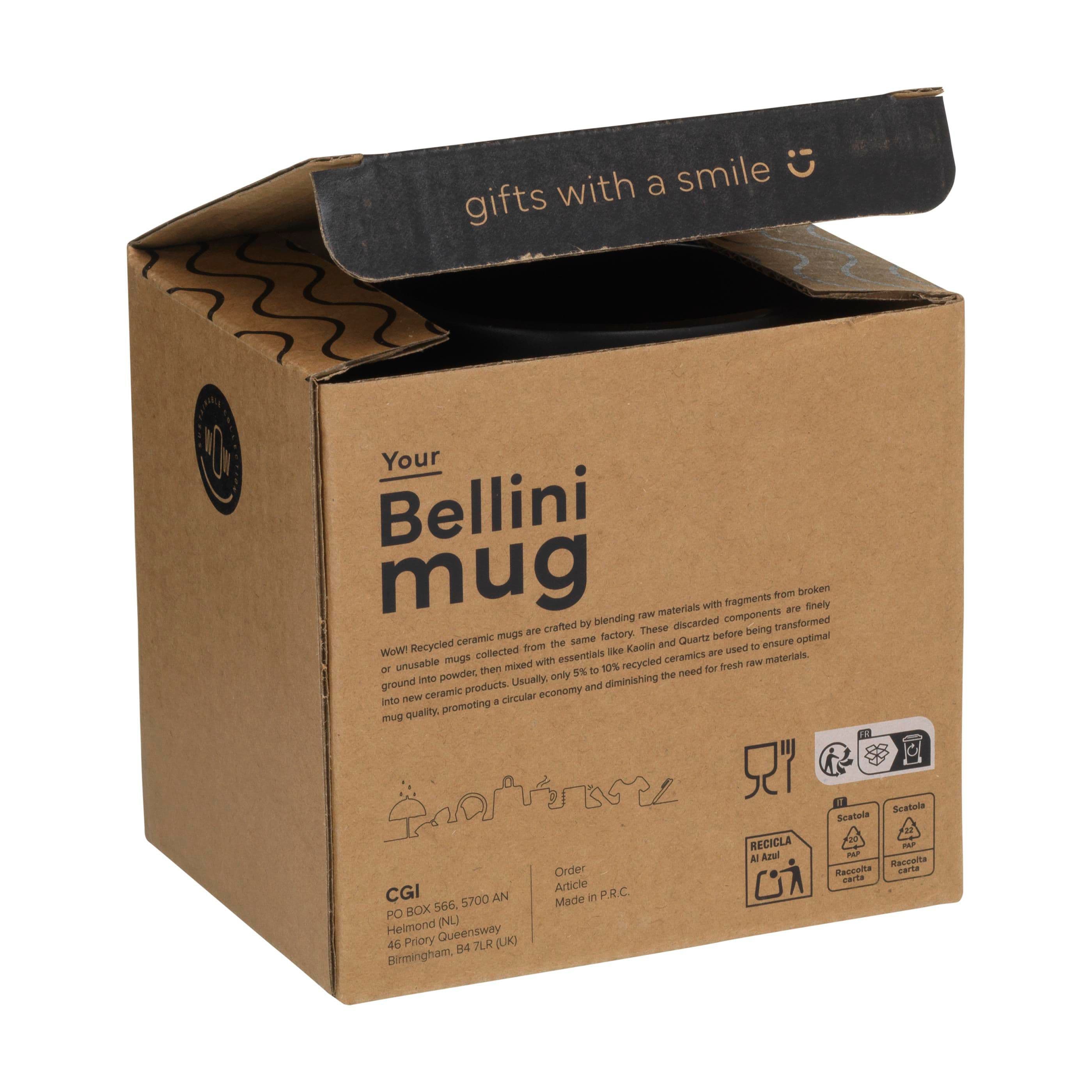 Mug Bellini noir 330 ml en situation
