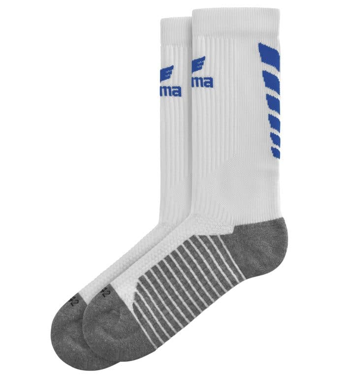SIX WINGS Socks coloris Blanc / Bleu roi