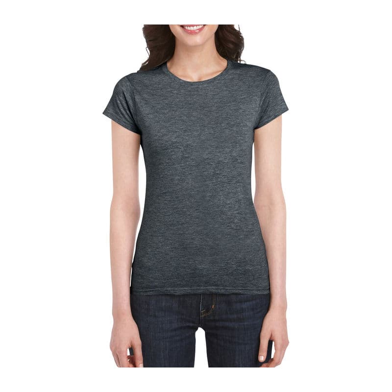 SOFTSTYLE® LADIES T-SHIRT coloris Gris chiné foncé