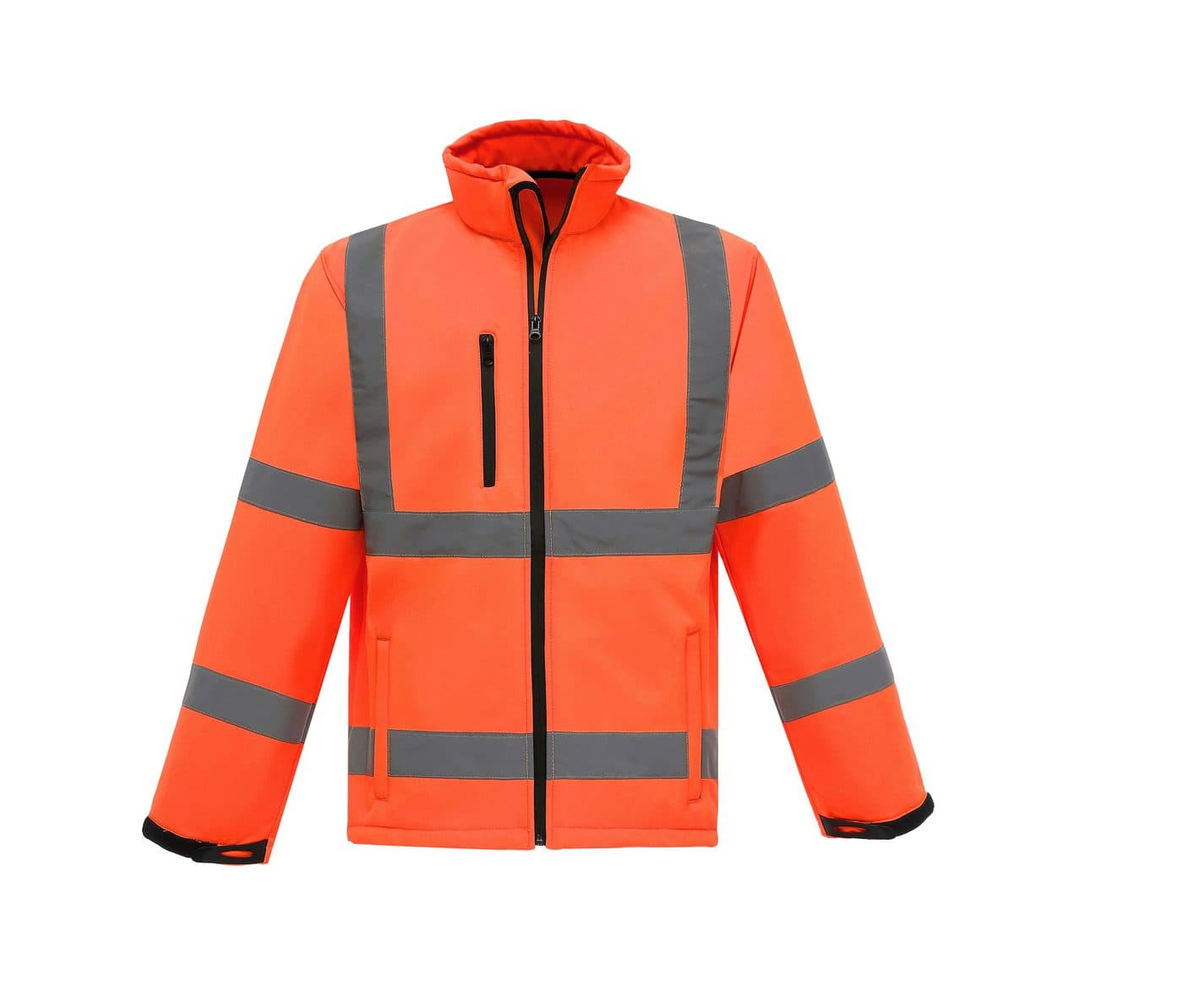 HI-VIS SOFTSHELL JACKET coloris Orange haute visibilité