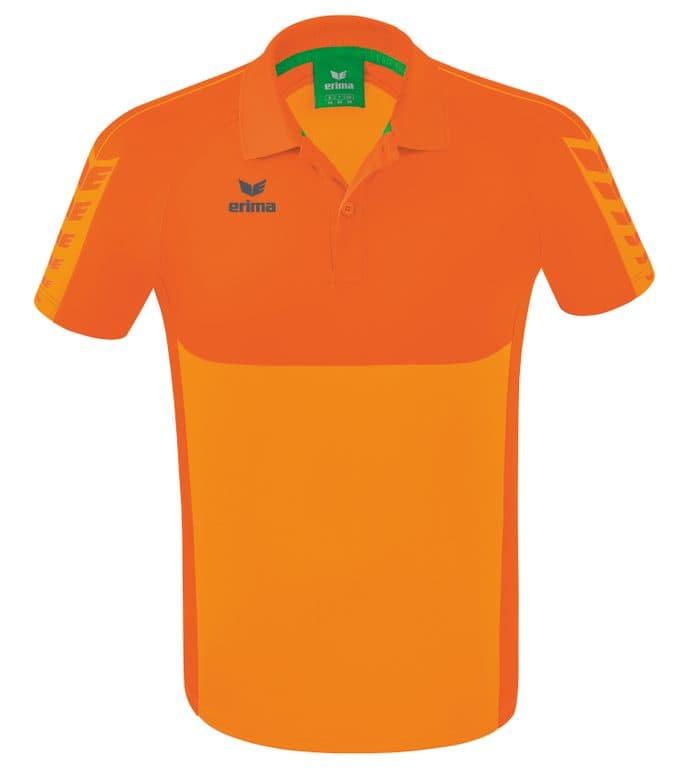 Polo Six Wings coloris Orange / Orange