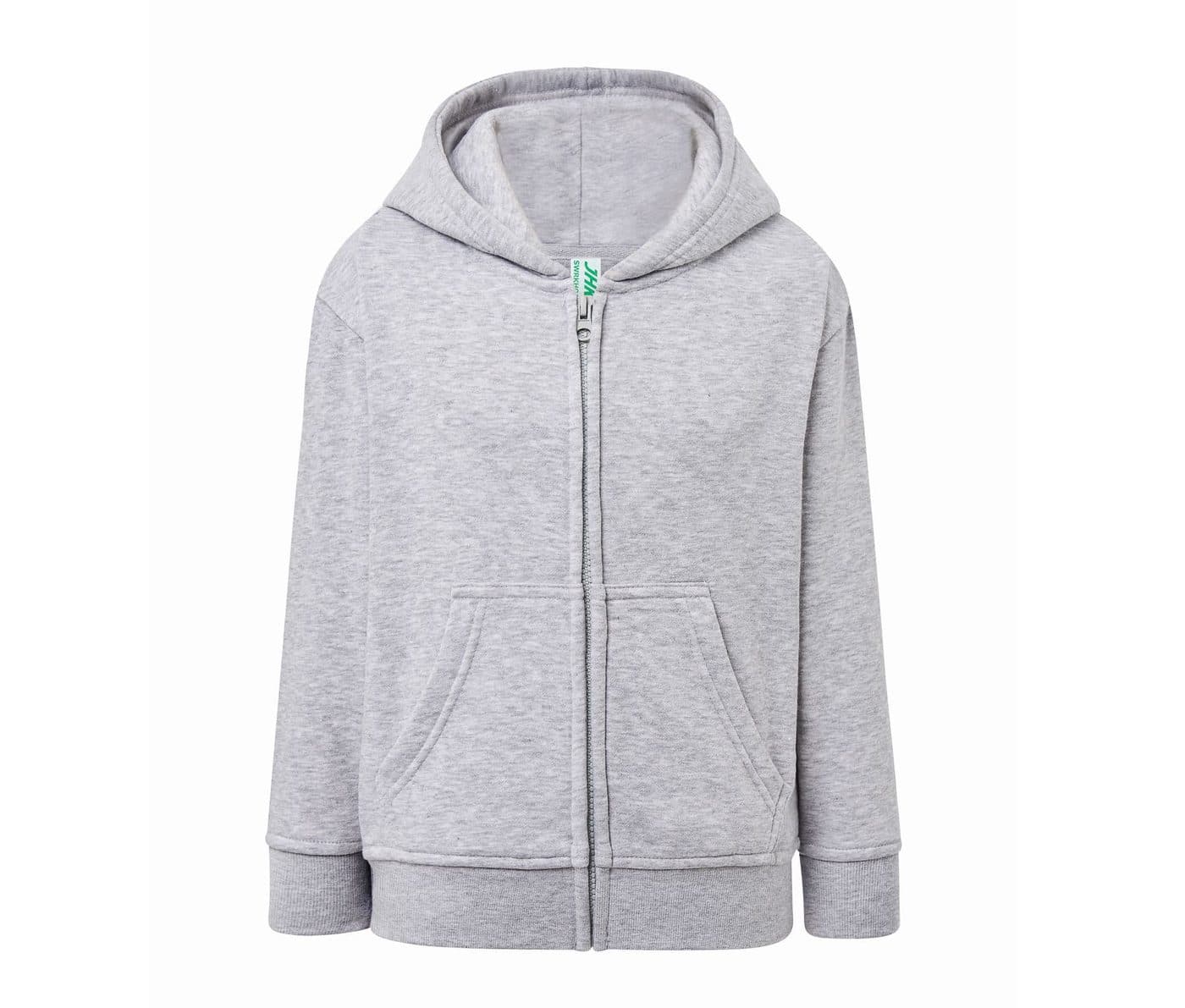 KID HOODED SWEATSHIRT coloris Gris cendré chiné