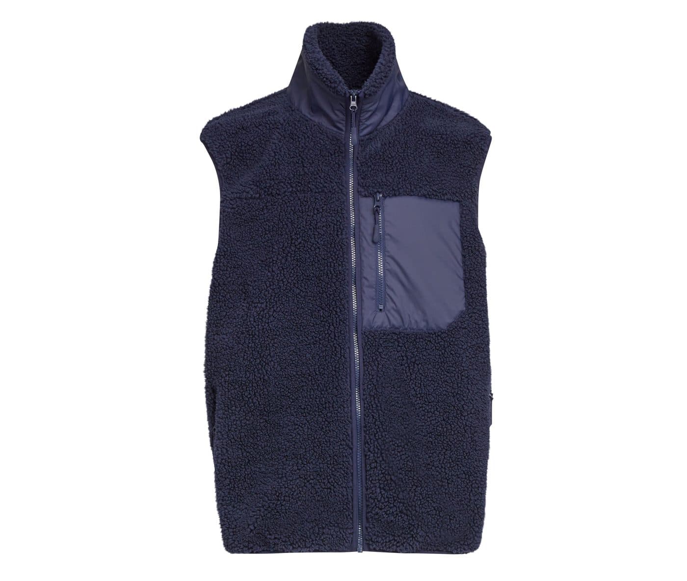 BONDED SHERPA VEST coloris Marine