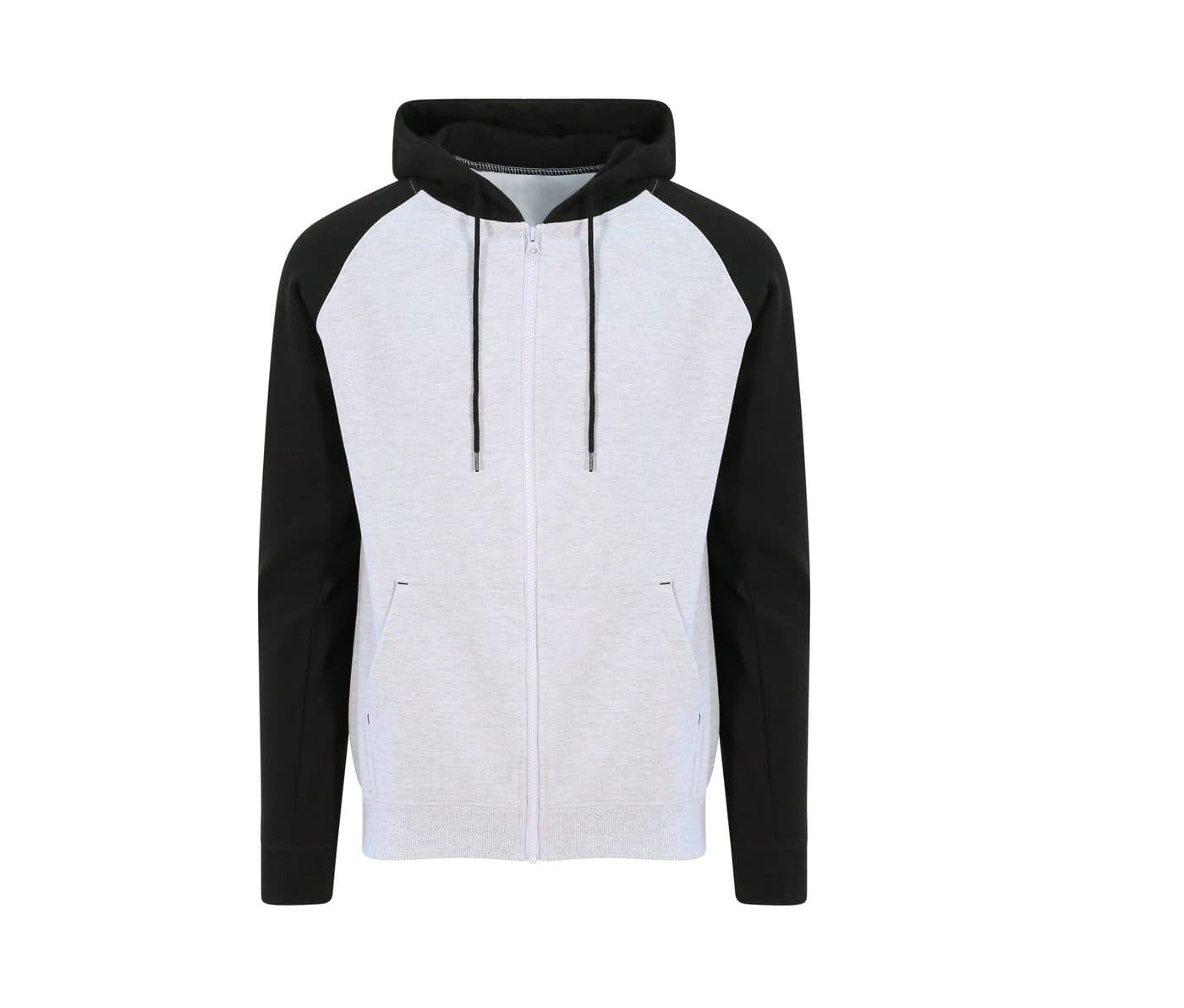 BASEBALL ZOODIE coloris Gris chiné / Noir