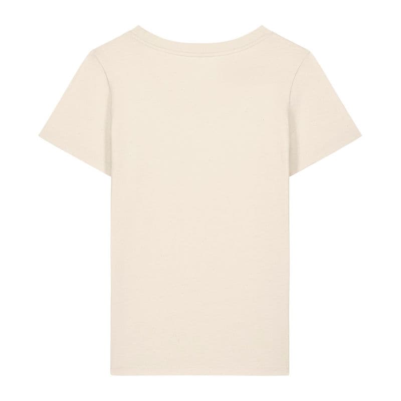 The iconic mid-light women’s fitted t-shirt coloris Naturel brut