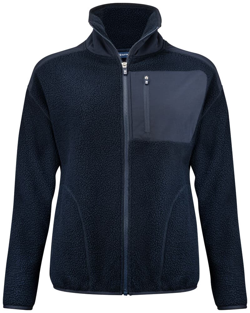 Polaire Sherpa Cutter & Buck Cascade femme coloris Marine foncé