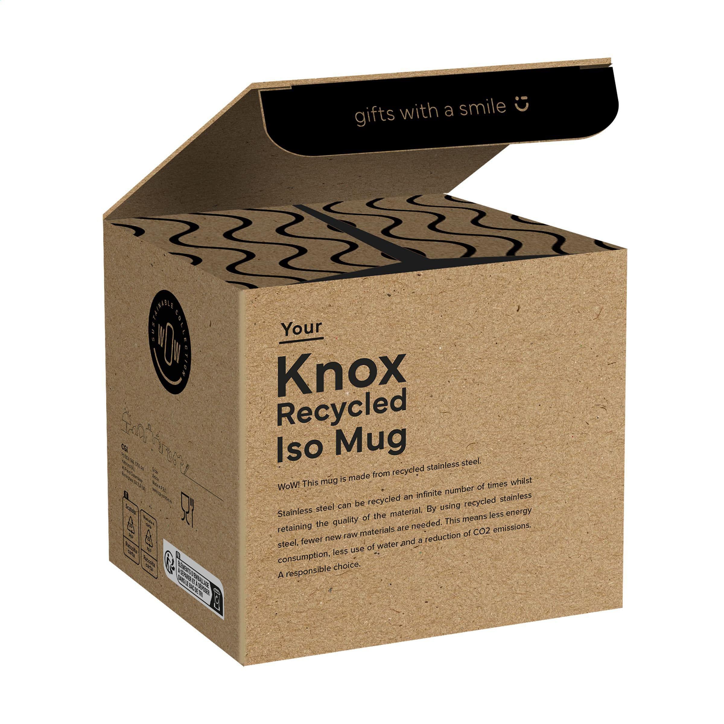 Gobelet thermos Knox RCS recyclé 300 ml en situation