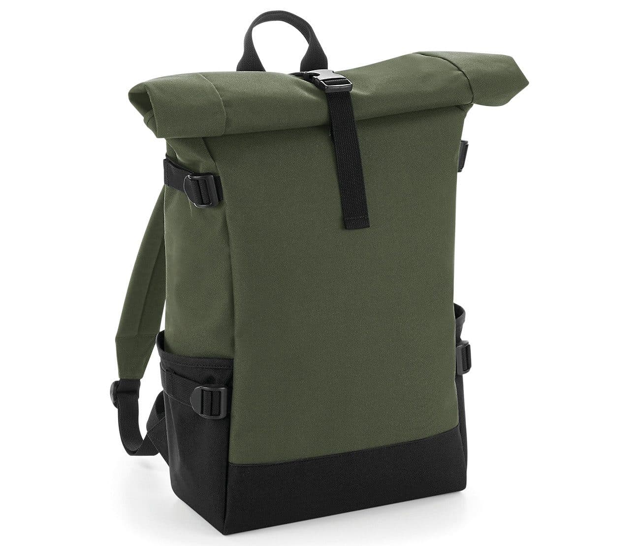 BLOCK ROLL-TOP BACKPACK