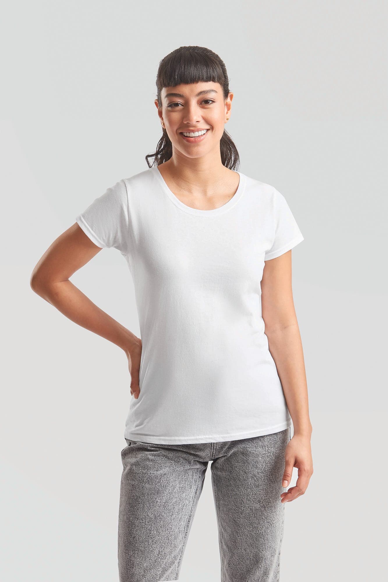 T-shirt Femme Original-T (Full Cut 61-420-0) en situation