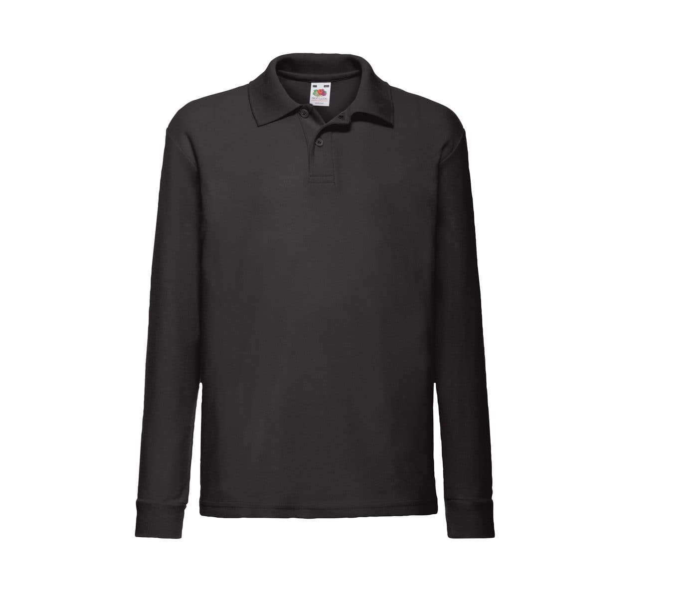 KIDS 65/35 LONG SLEEVE POLO coloris Noir