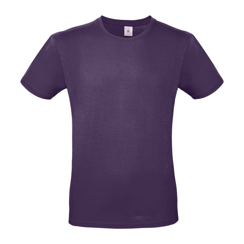 B&C #E150 UNISEX T-SHIRT coloris Violet urbain
