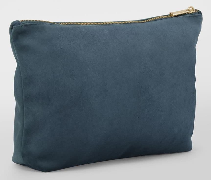 VELVET ACCESSORY BAG coloris Bleu topaze