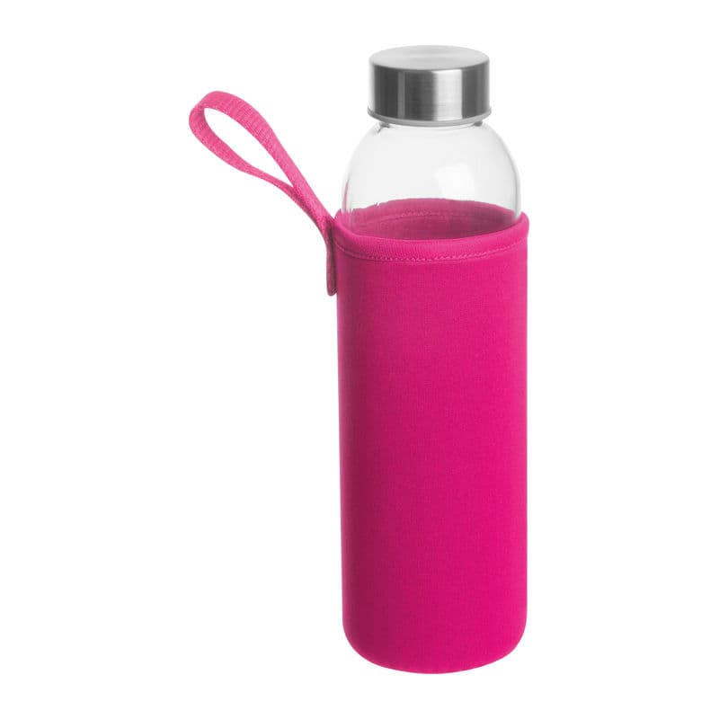 Bouteille en verre « Klagenfurt » coloris Rose