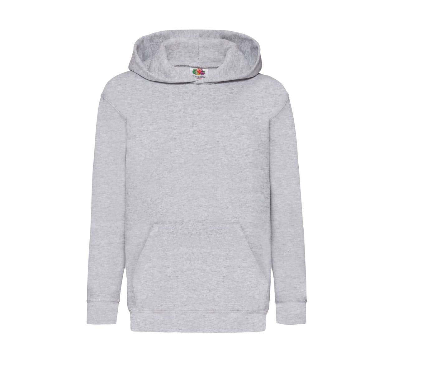 KIDS CLASSIC HOODED SWEAT coloris Gris chiné